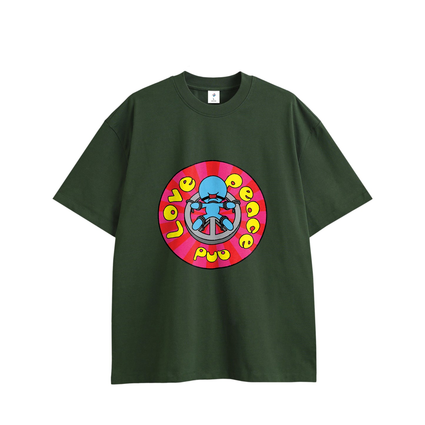 【Tシャツ】ピース&ラブ