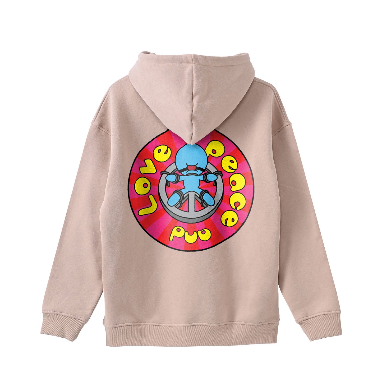 【パーカー】ピース&ラブ