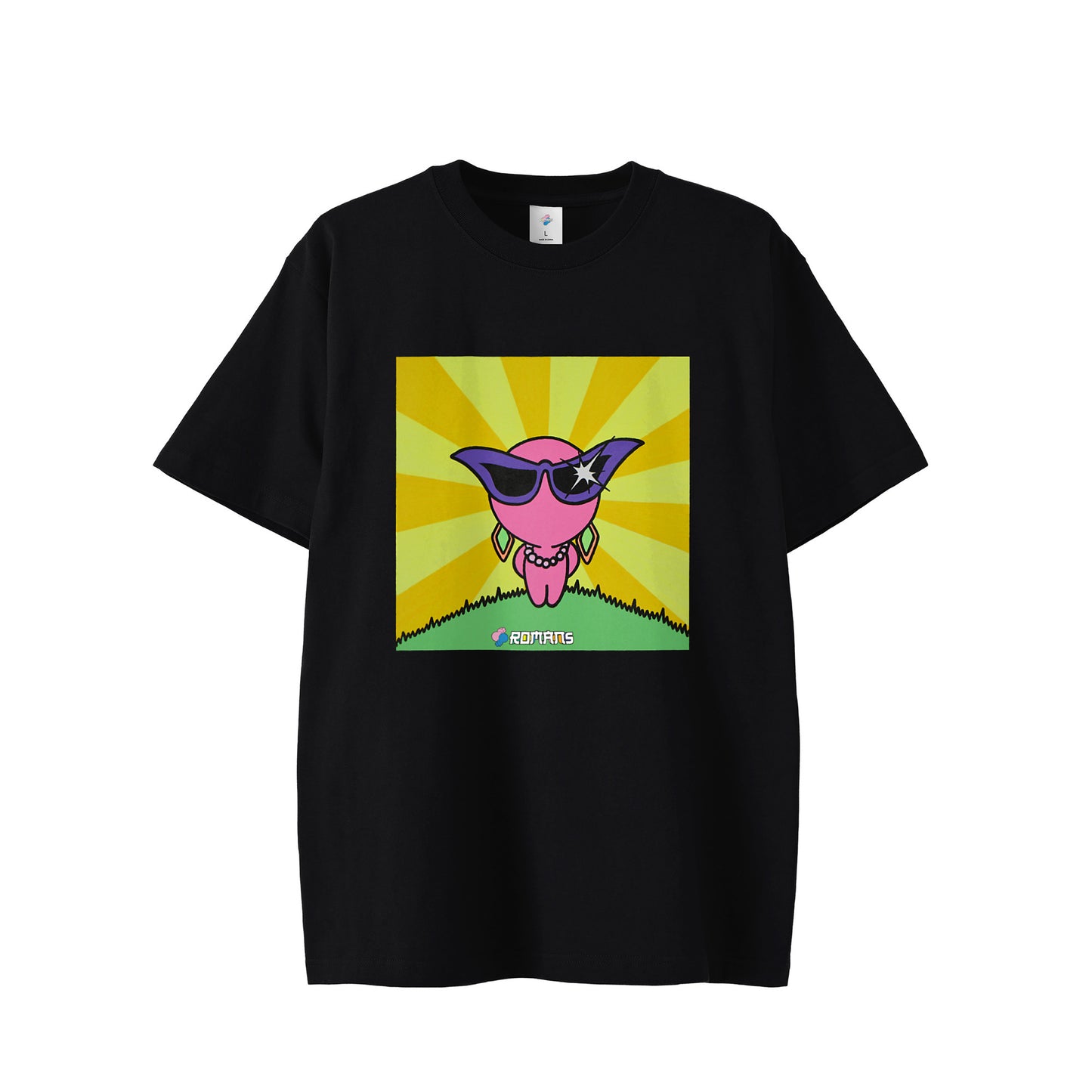 【Tシャツ】美女 black image