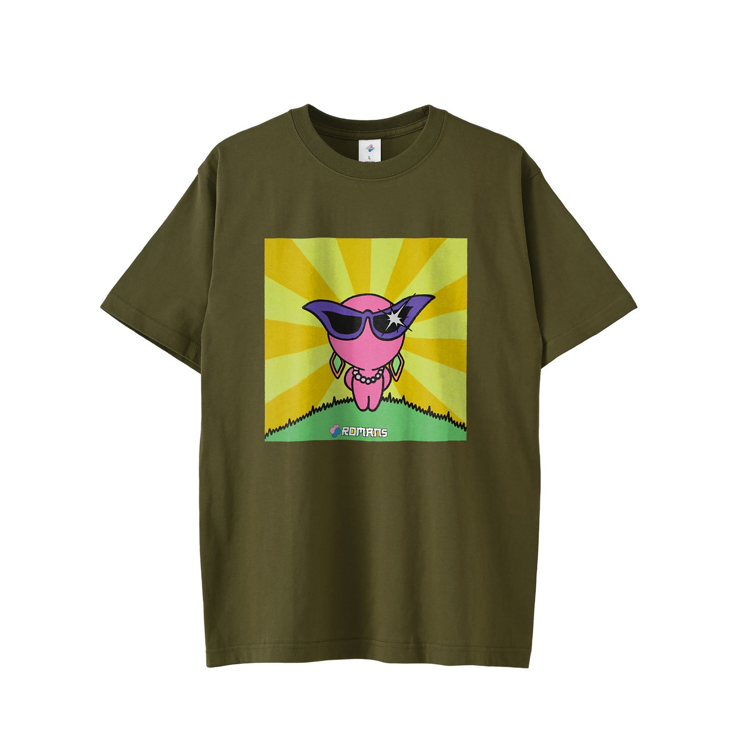 【Tシャツ】美女 white image