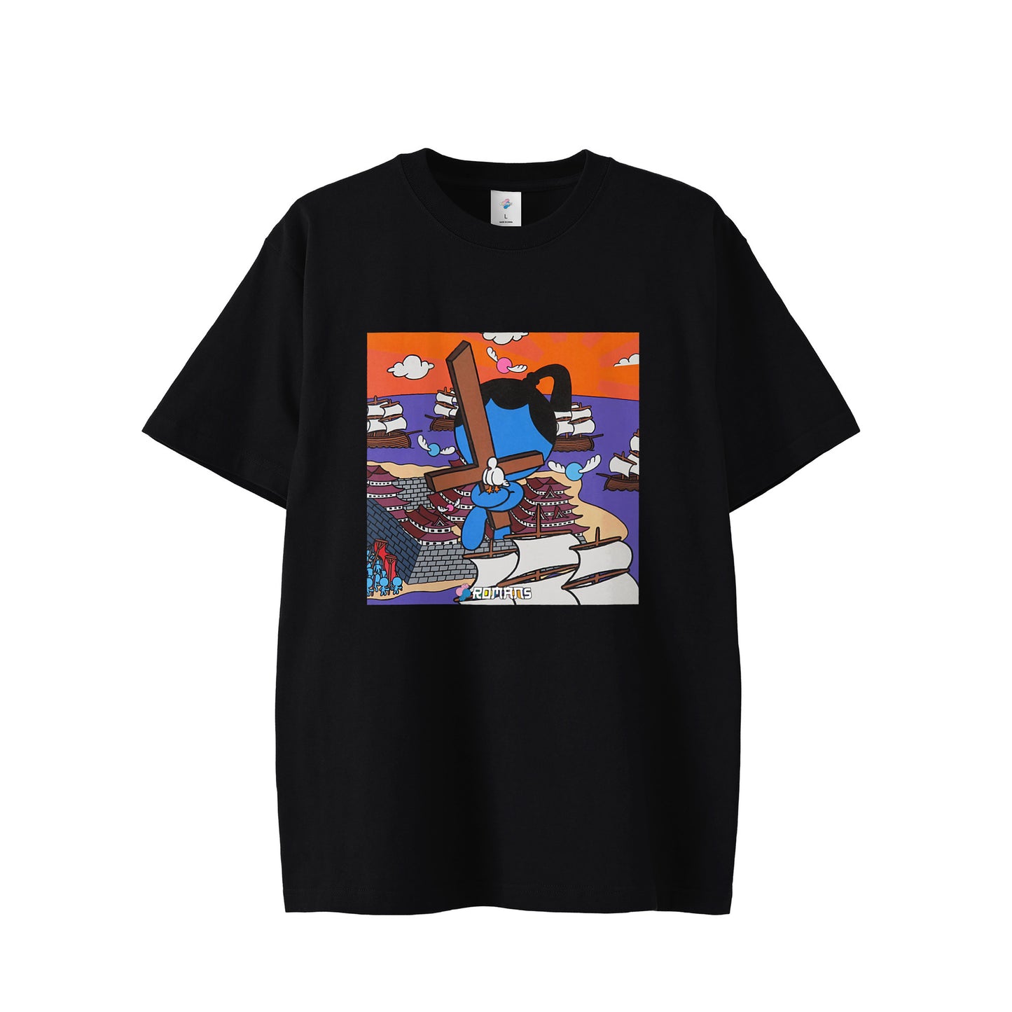 【Tシャツ】シローマン black image