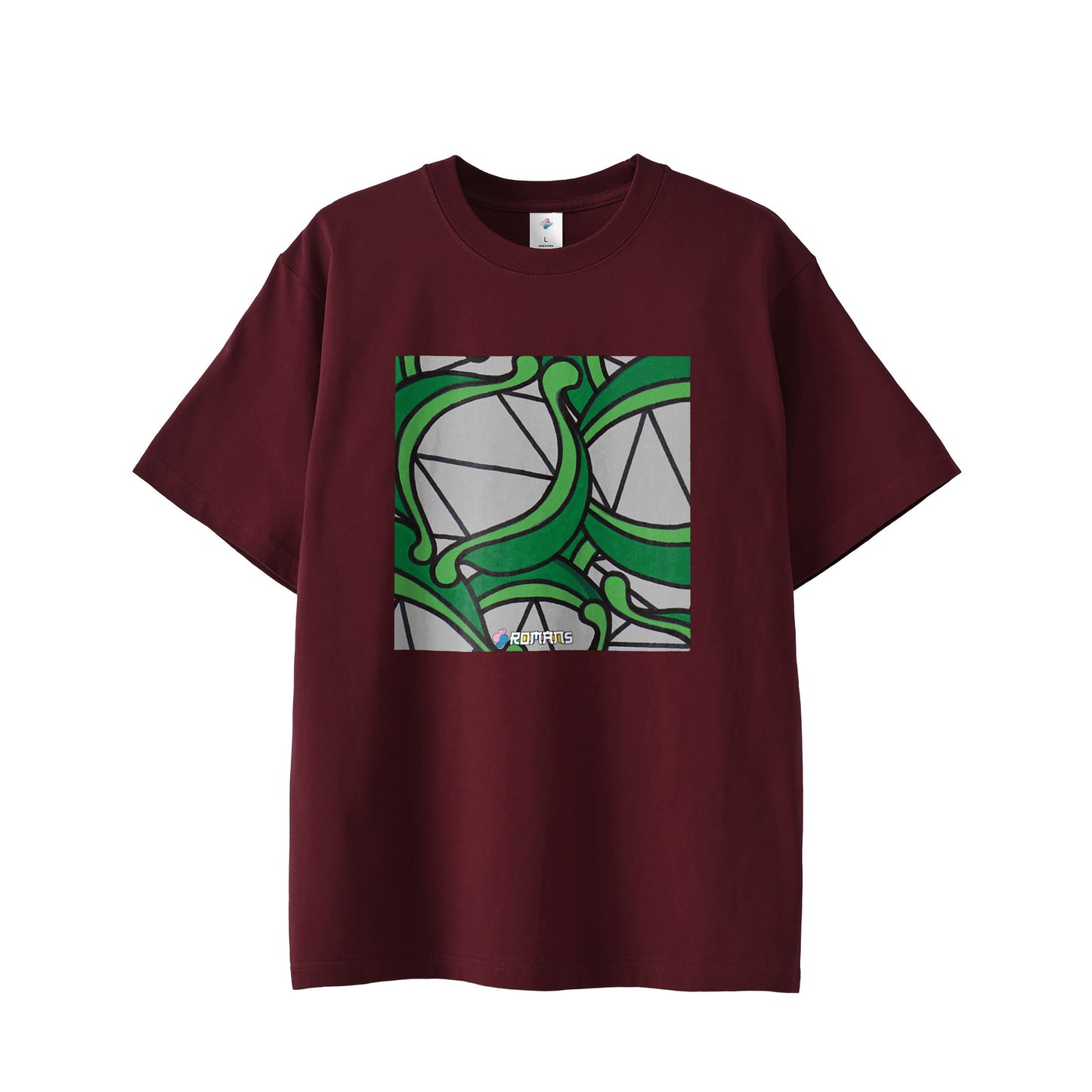 【Tシャツ】フェイクスマイル white image