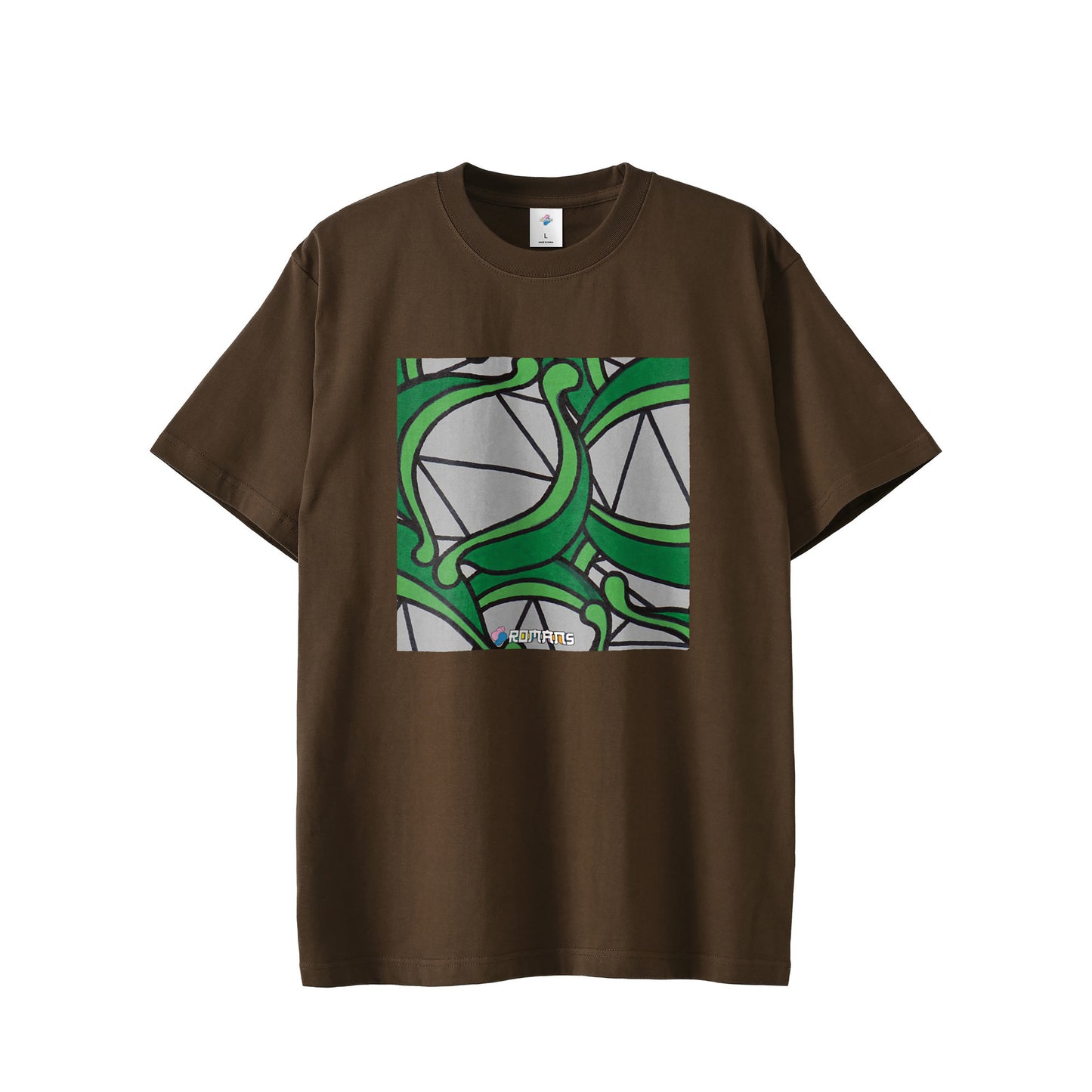 【Tシャツ】フェイクスマイル white image