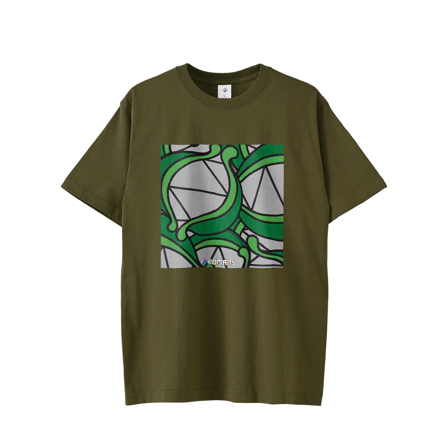 【Tシャツ】フェイクスマイル white image