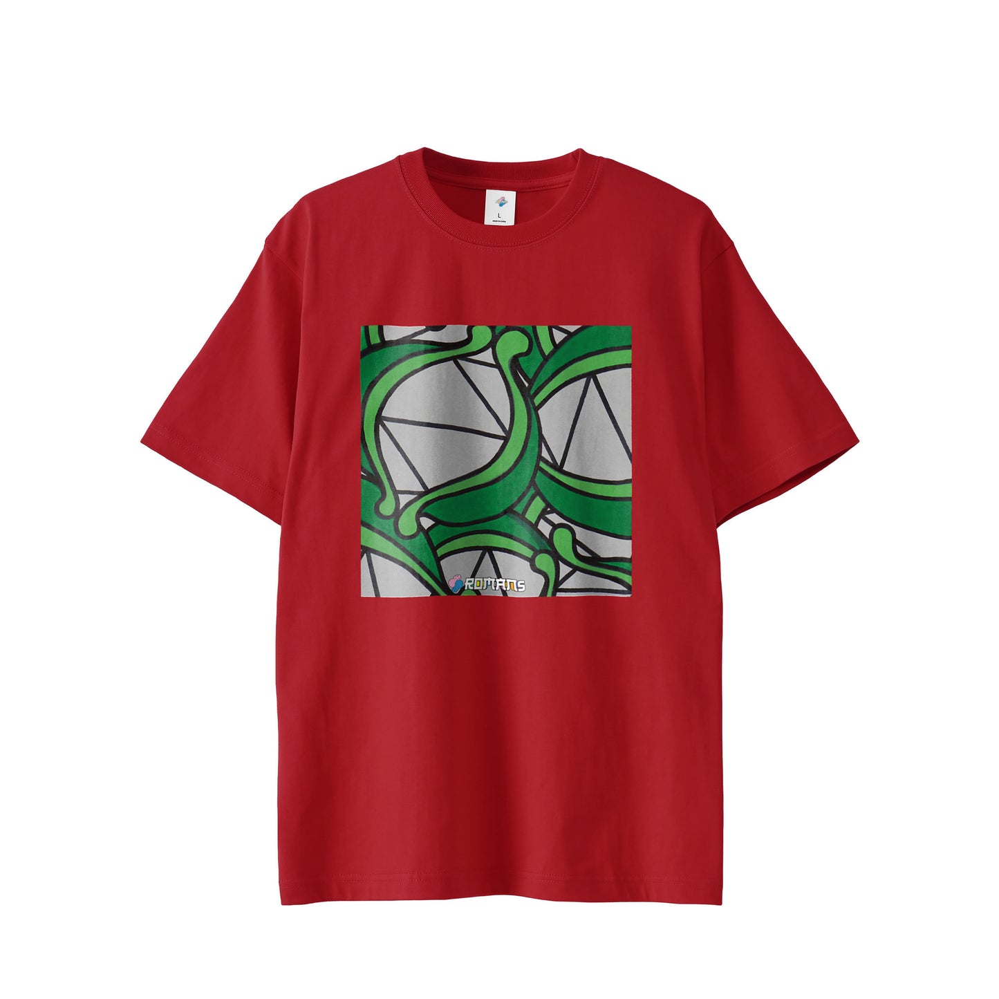 【Tシャツ】フェイクスマイル white image