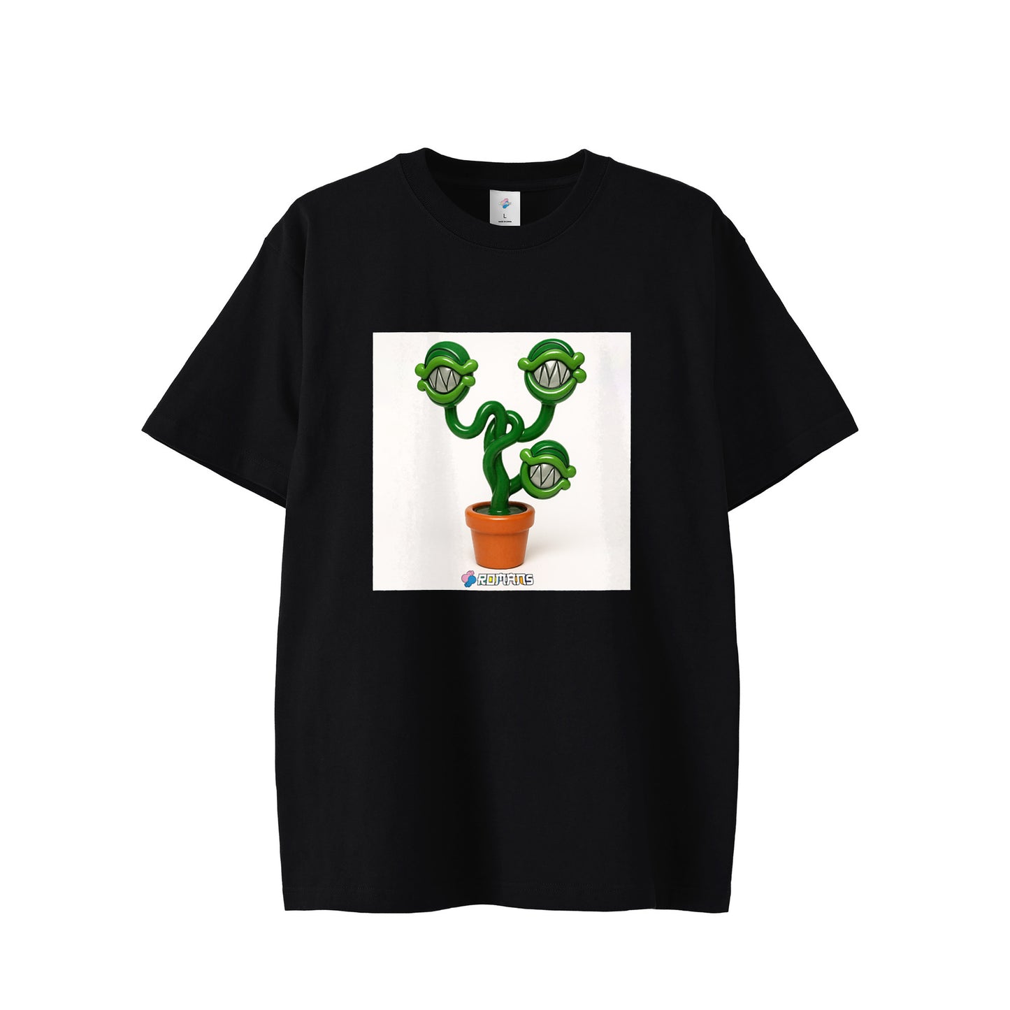 【Tシャツ】フェイクスマイル black image