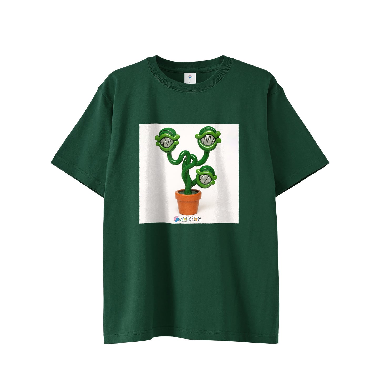 【Tシャツ】フェイクスマイル black image
