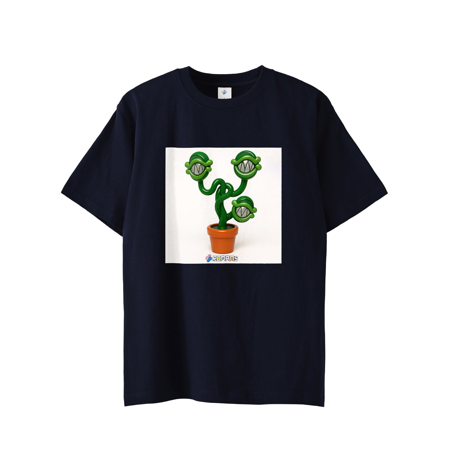 【Tシャツ】フェイクスマイル black image