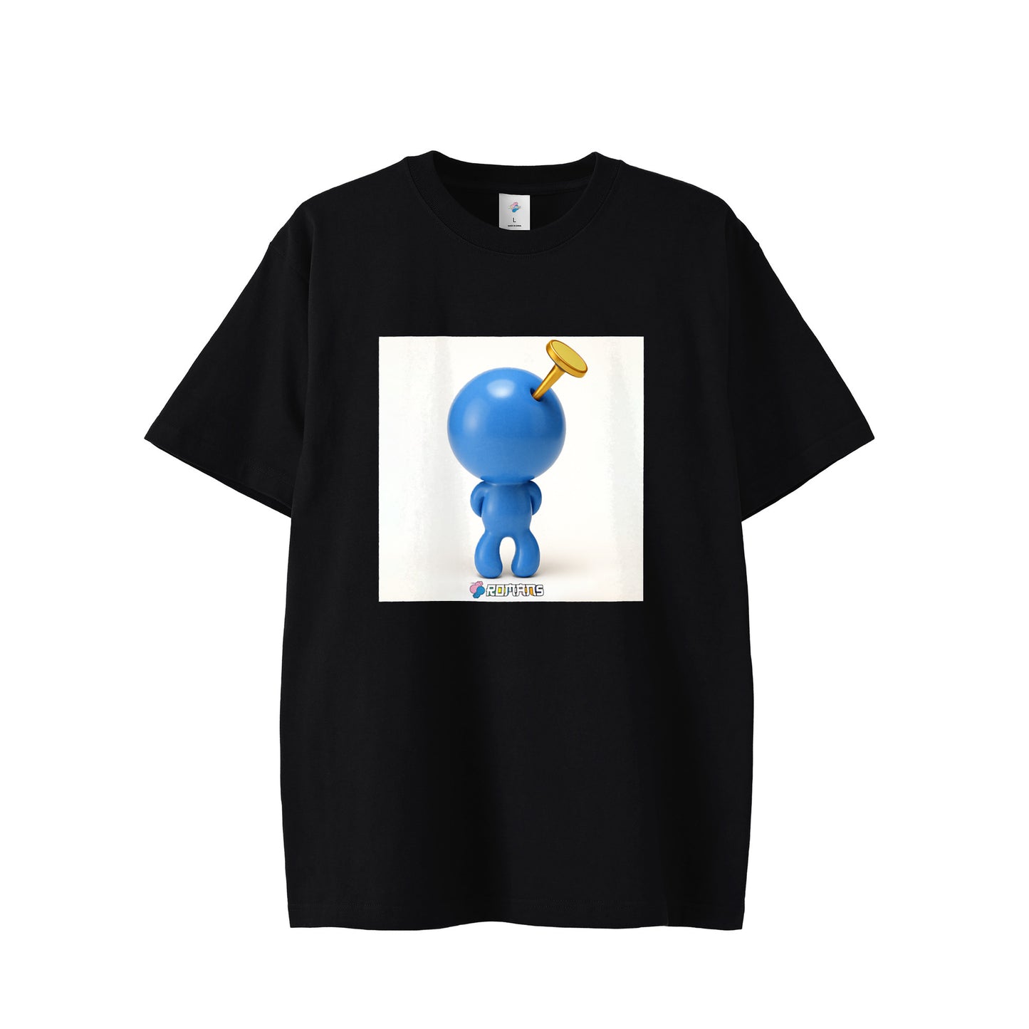 【Tシャツ】釘付けローマン black image