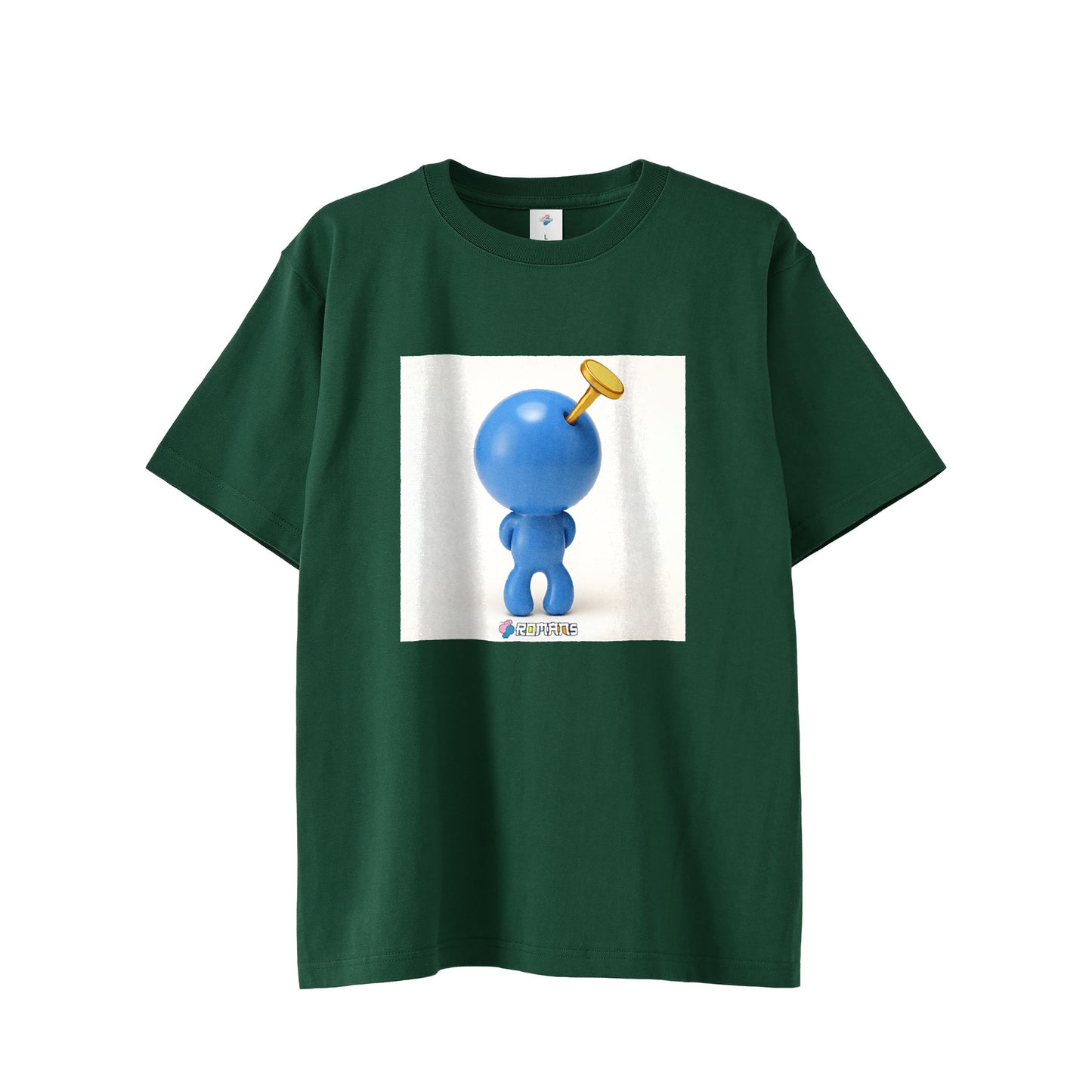 【Tシャツ】釘付けローマン black image