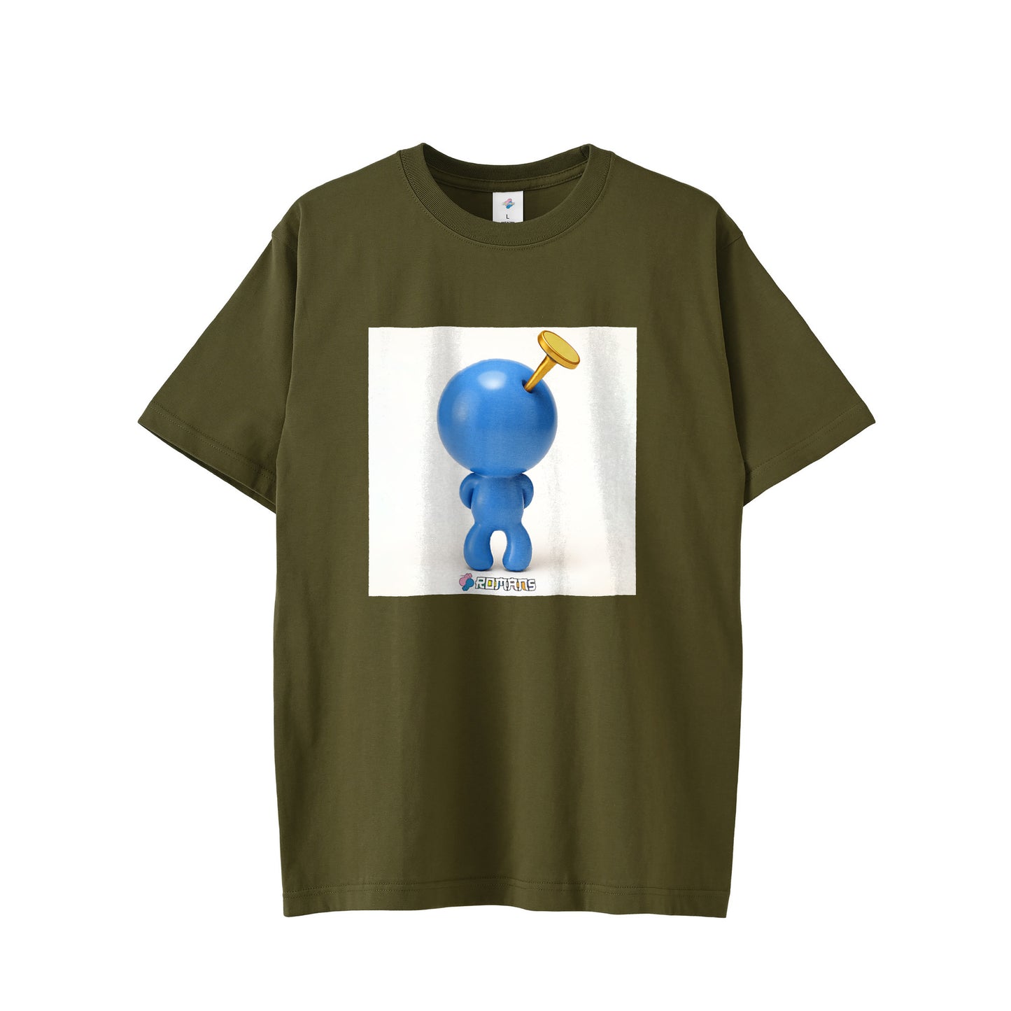 【Tシャツ】釘付けローマン white image