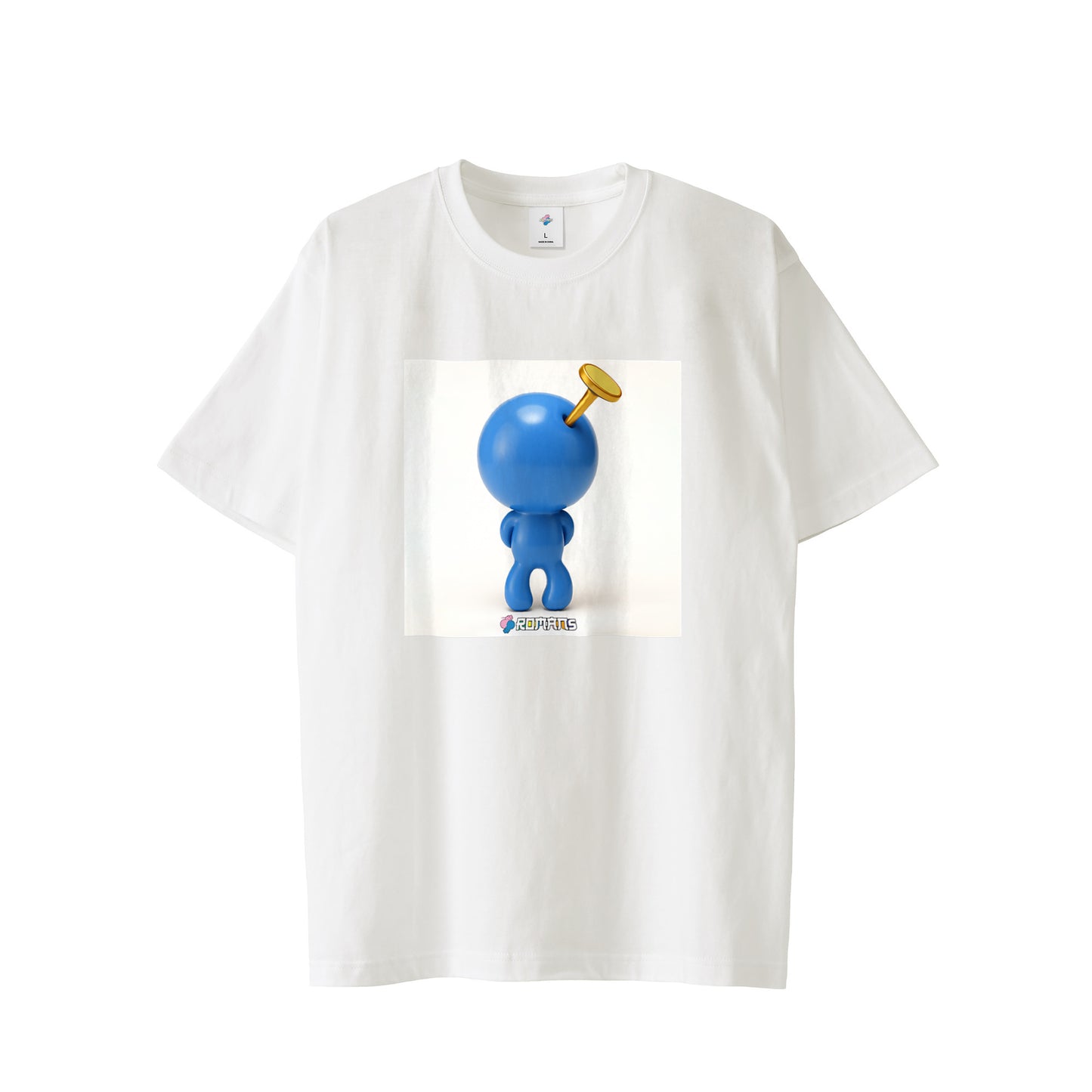 【Tシャツ】釘付けローマン white image