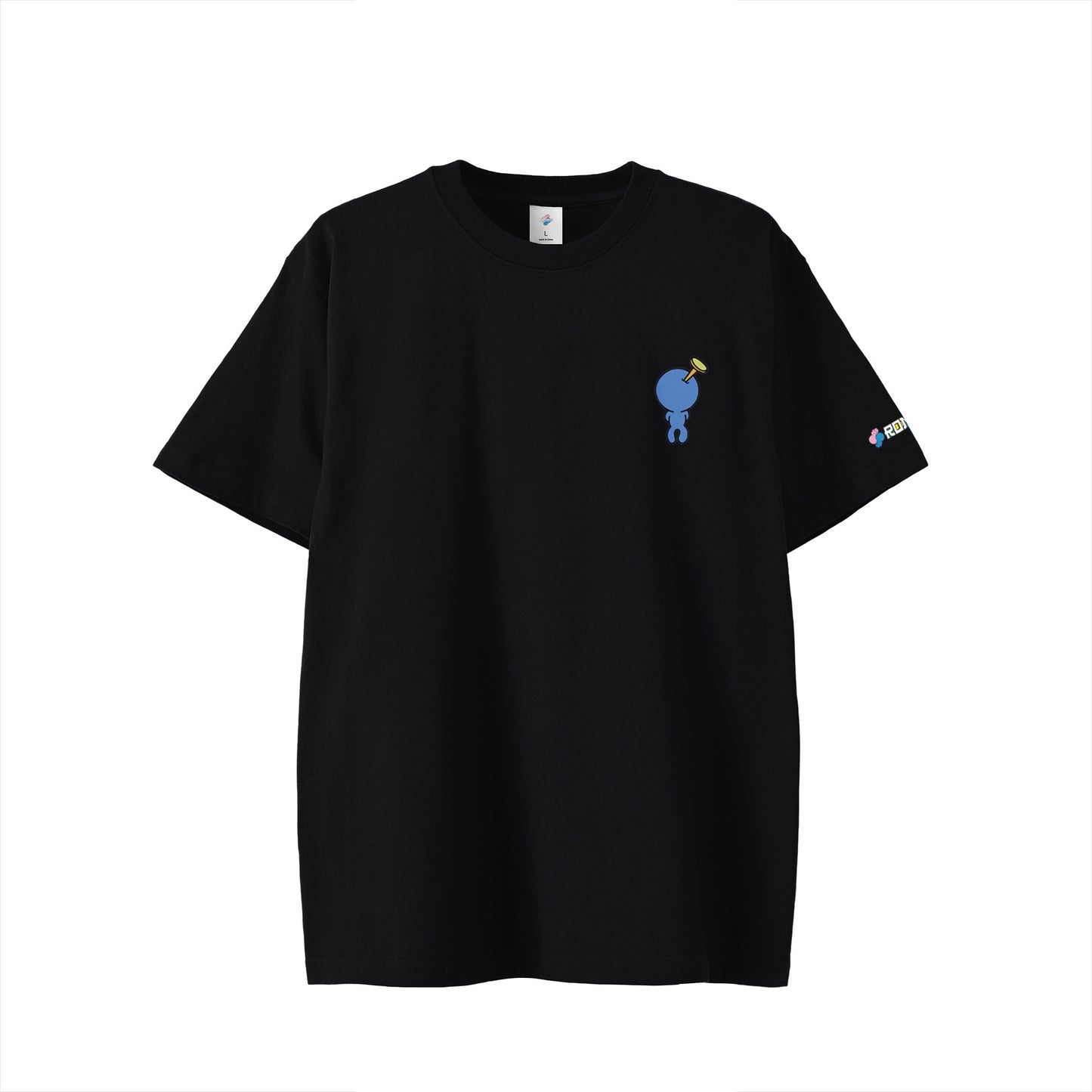 【ワンポイントTシャツ】釘付けローマン black image