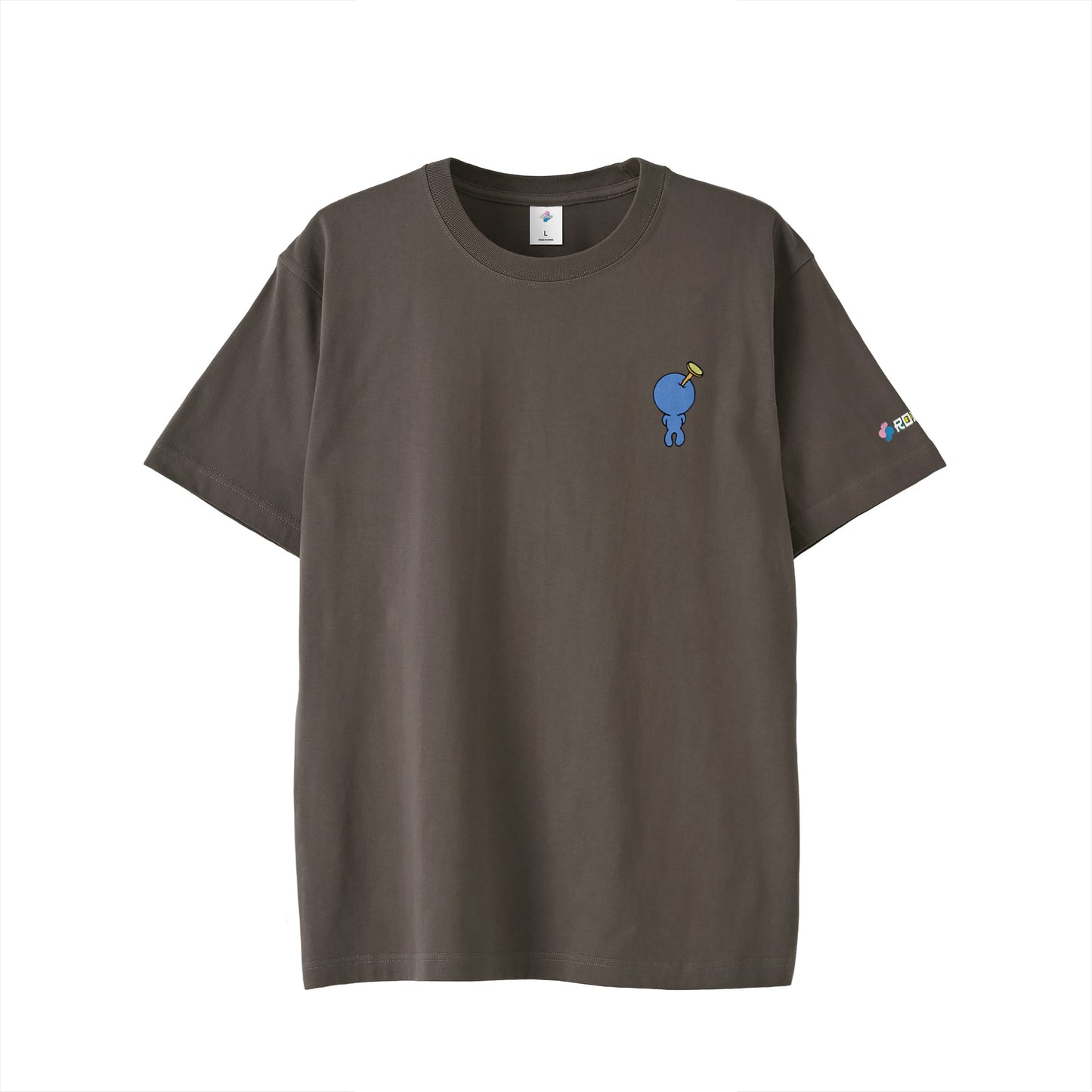 【ワンポイントTシャツ】釘付けローマン black image