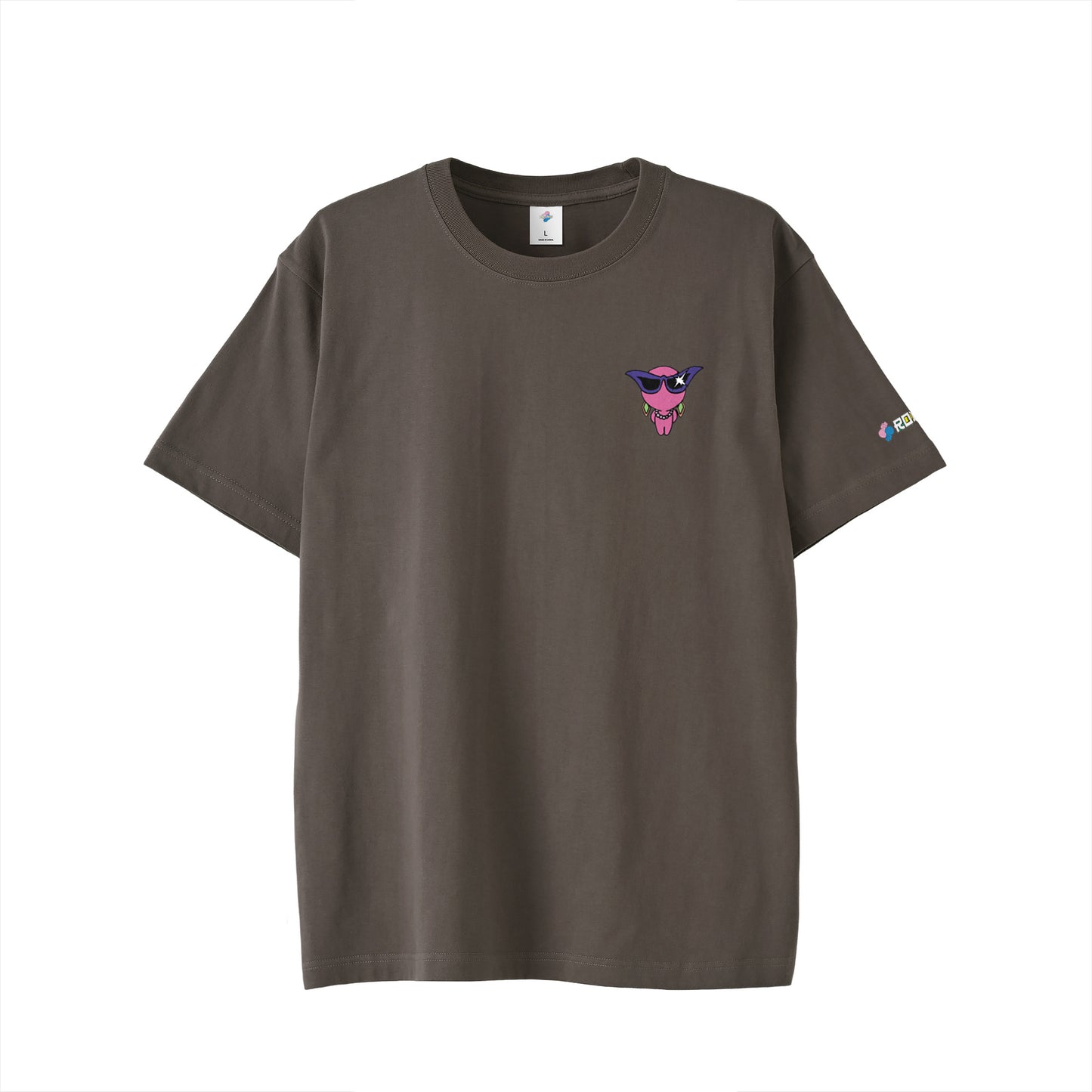 【ワンポイントTシャツ】バエローマン black image