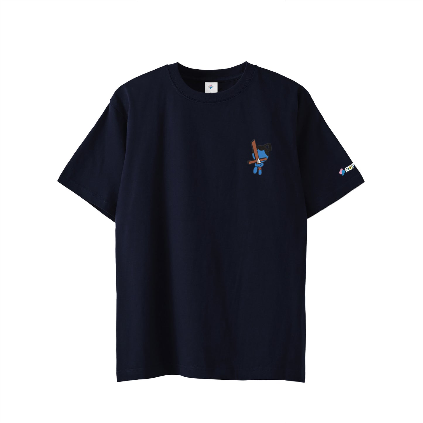 【ワンポイントTシャツ】シローマン black image