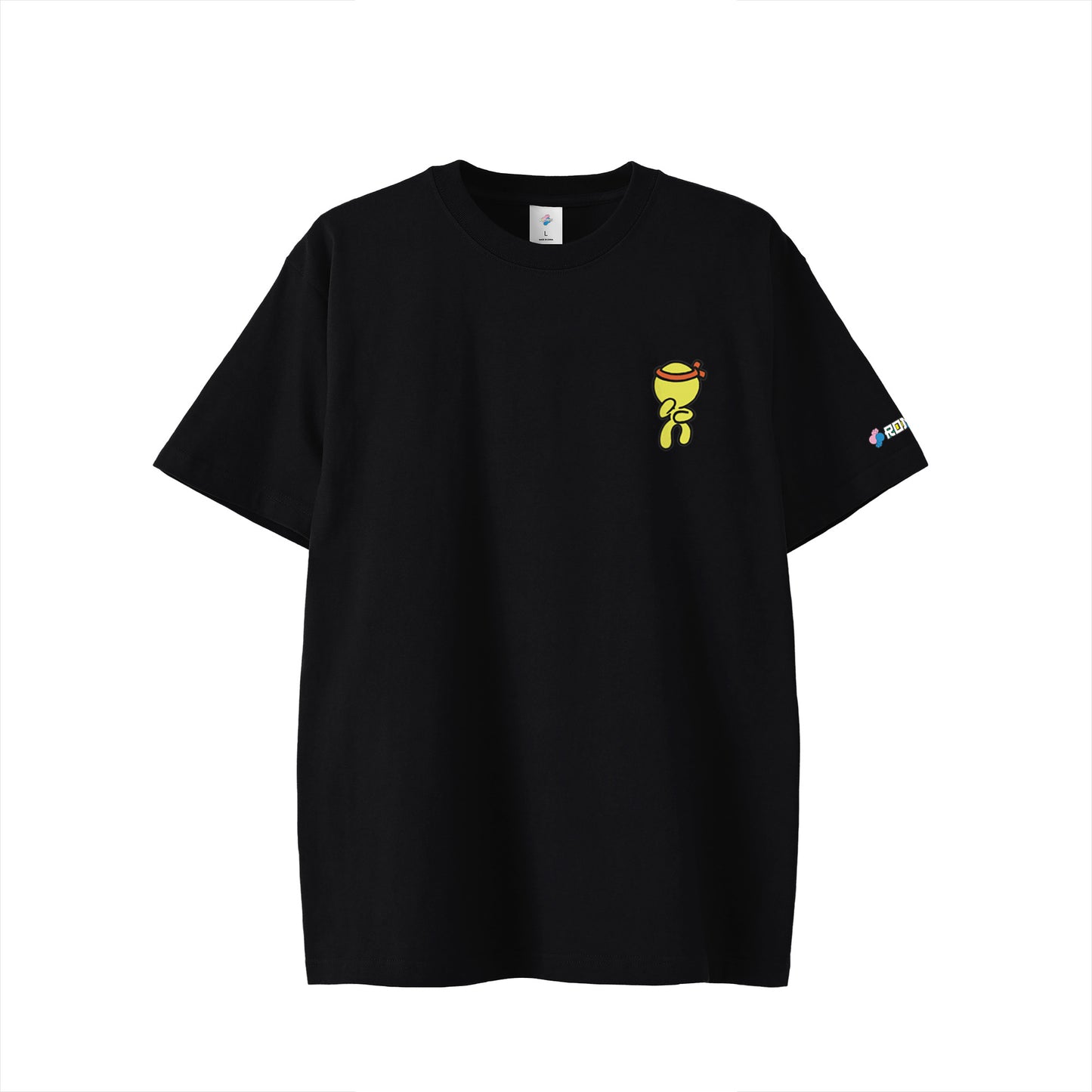 【ワンポイントTシャツ】ガンバローマン black image