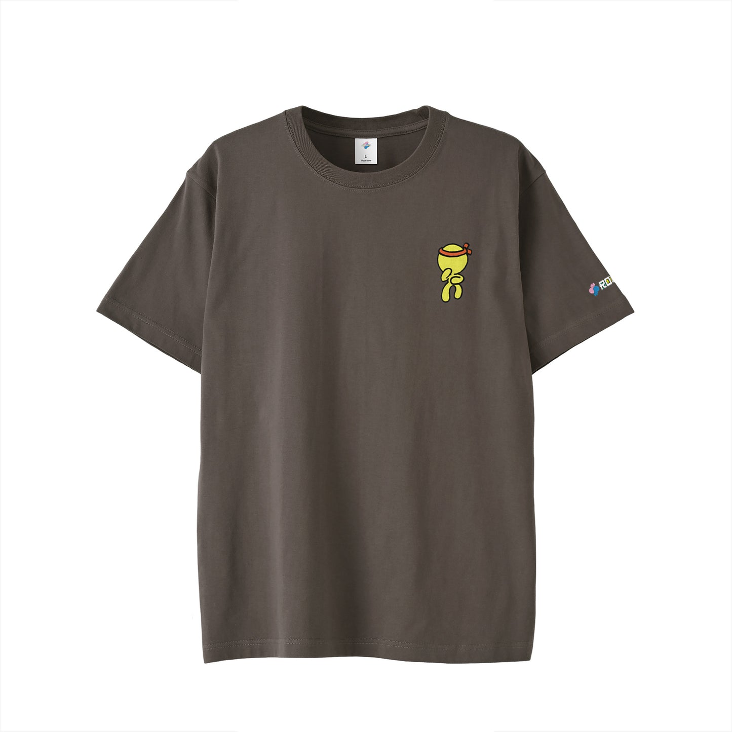【ワンポイントTシャツ】ガンバローマン black image