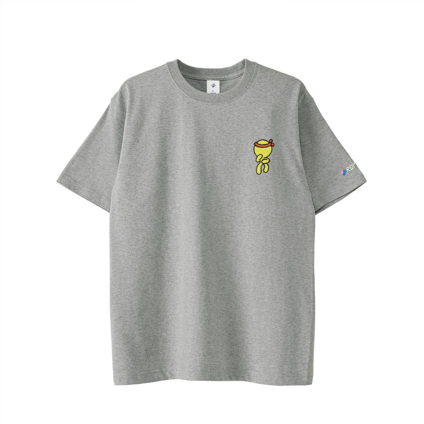 【ワンポイントTシャツ】ガンバローマン black image