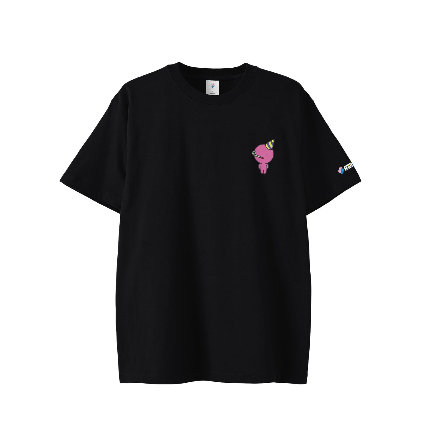 【ワンポイントTシャツ】ピロピローマン black image