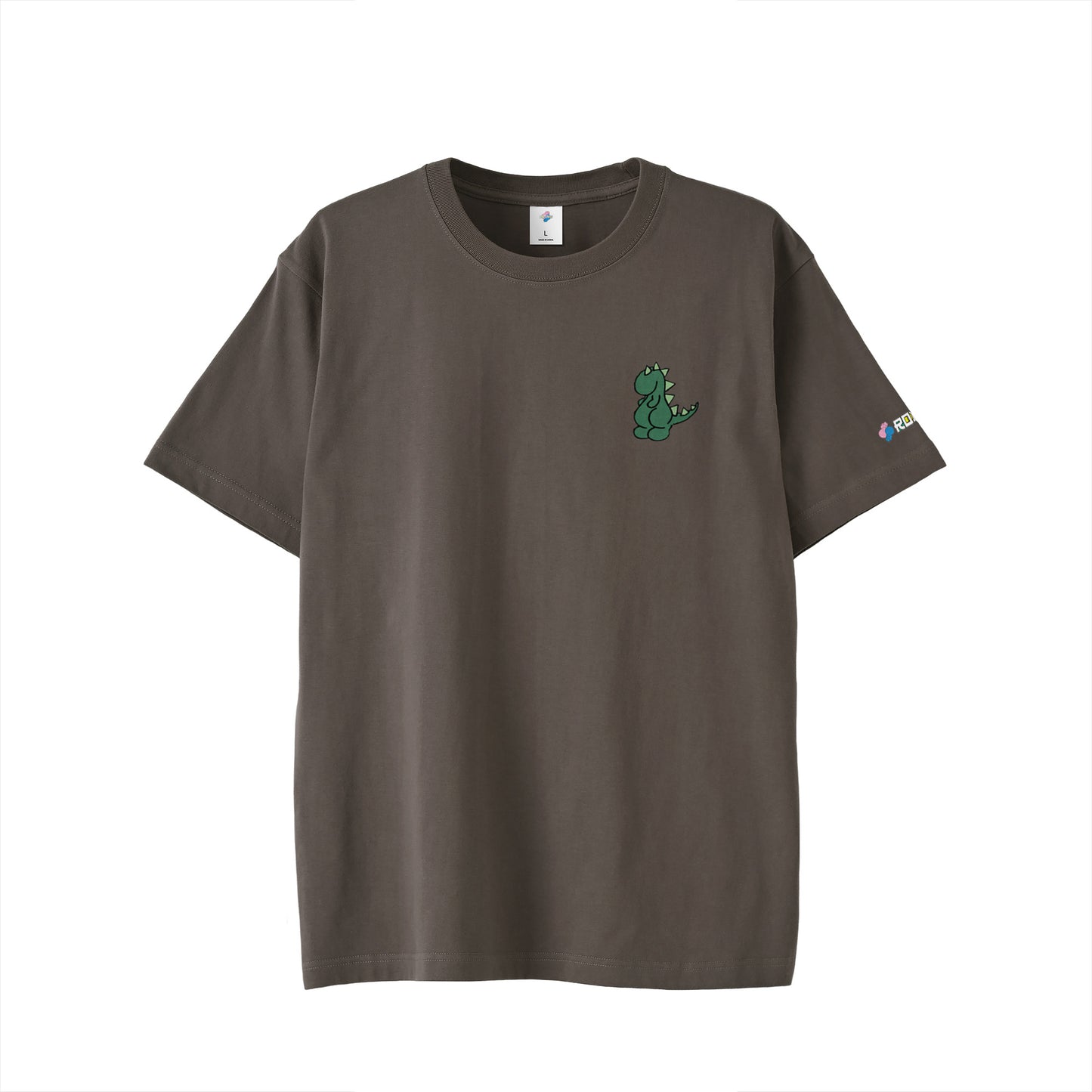 【ワンポイントTシャツ】化けローマン black image