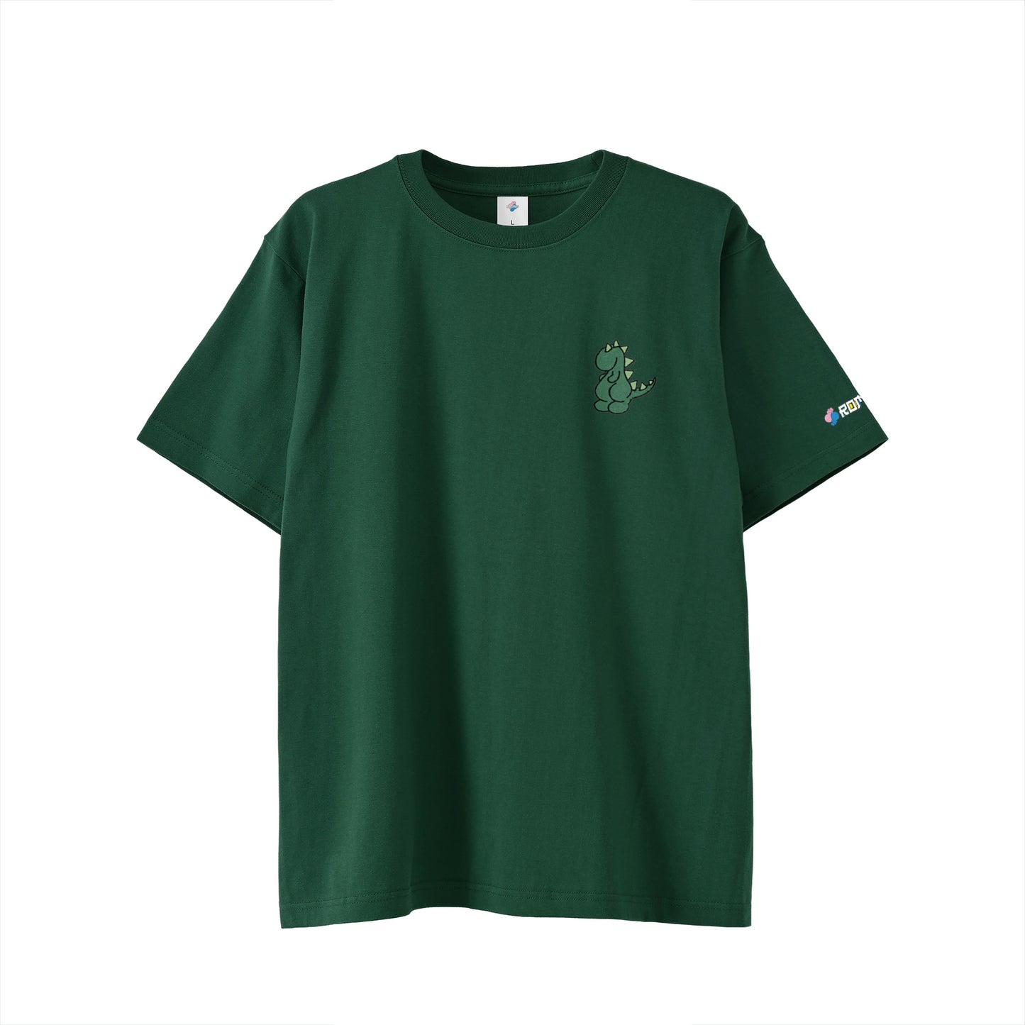 【ワンポイントTシャツ】化けローマン black image