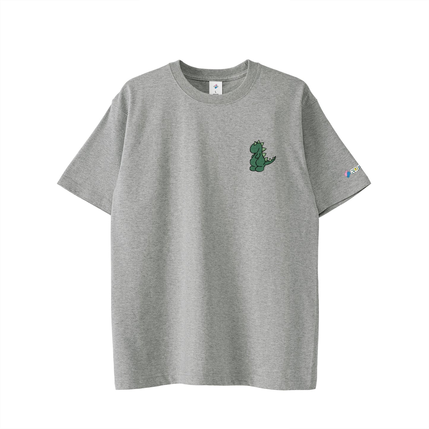 【ワンポイントTシャツ】化けローマン black image