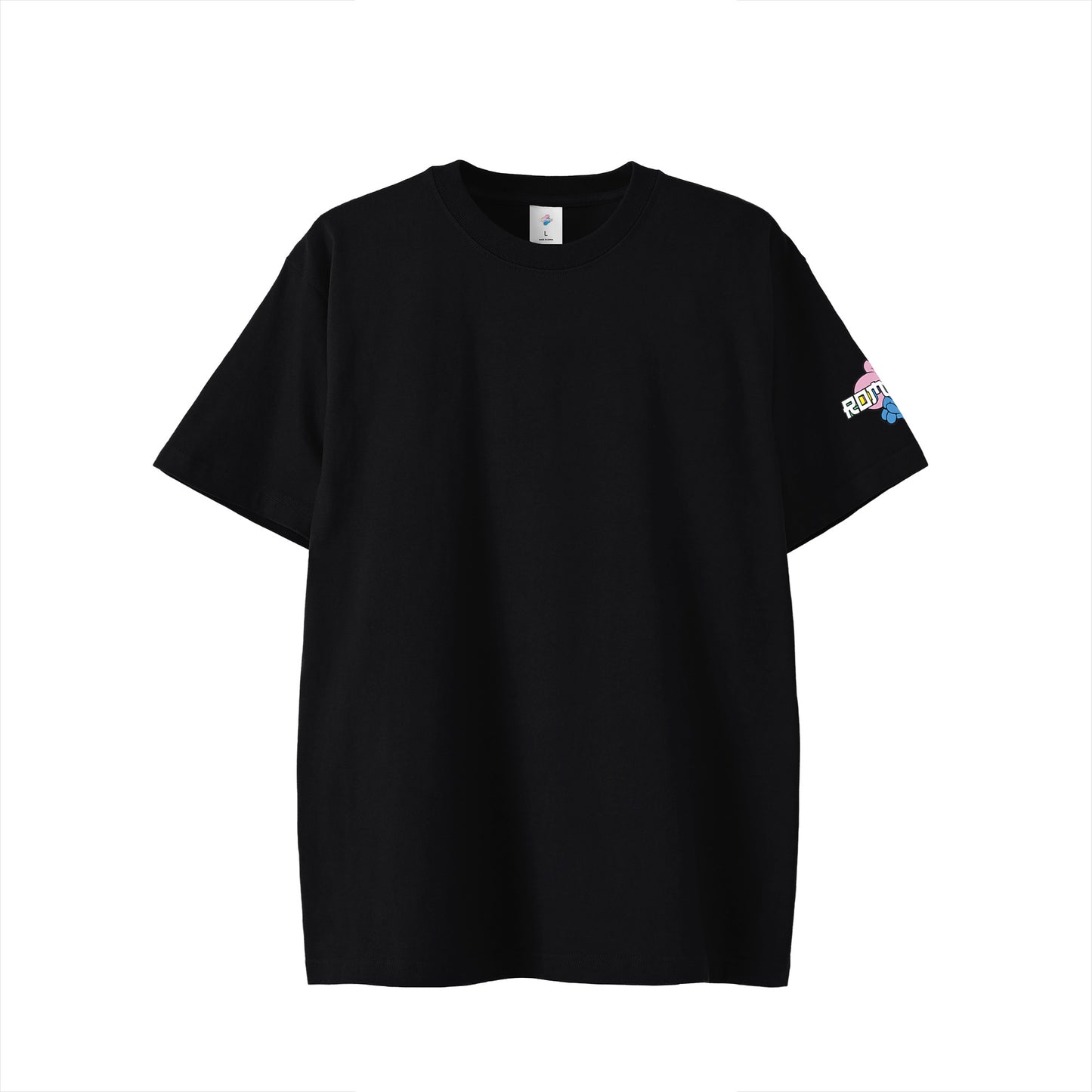 【Tシャツ】ローマンズロゴ×バーガー black image