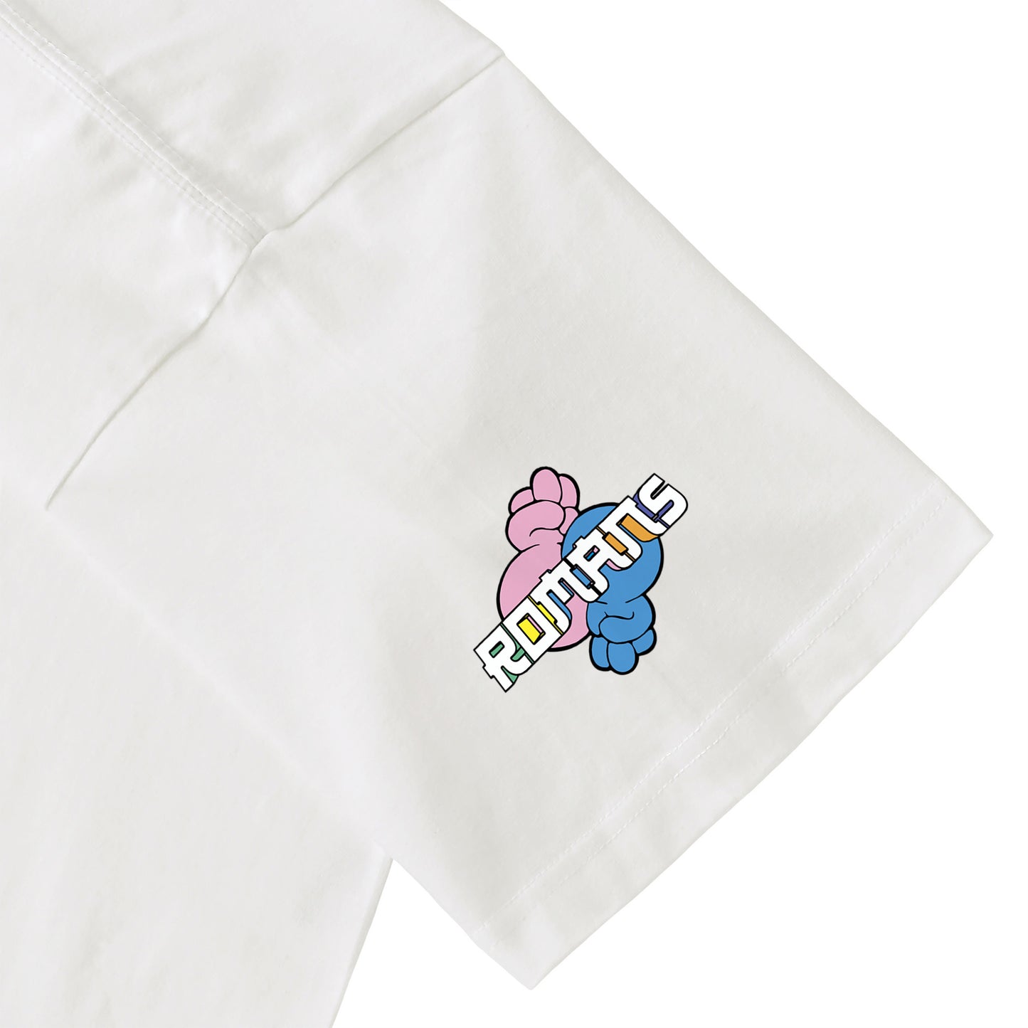 【Tシャツ】ローマンズロゴ×バーガー white image