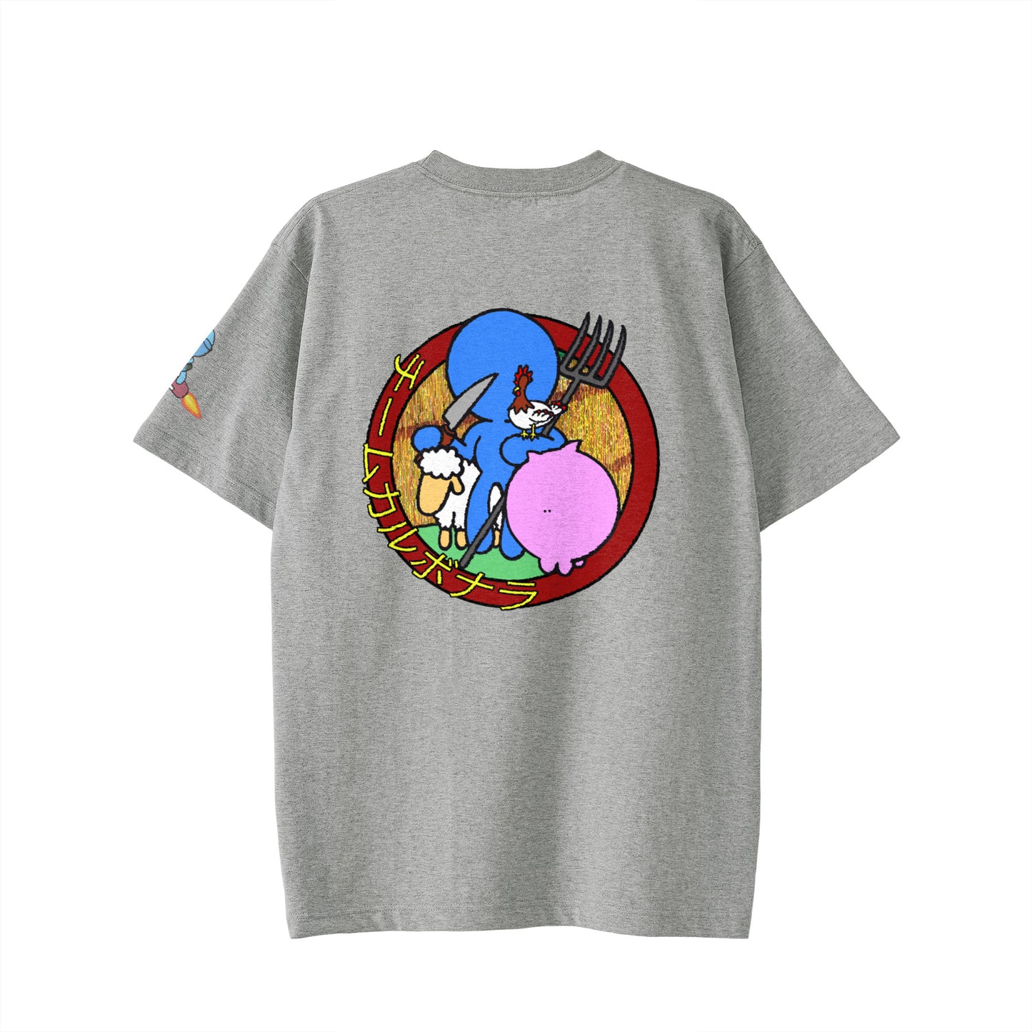 【Tシャツ】チーム・カルボナーラ gray image