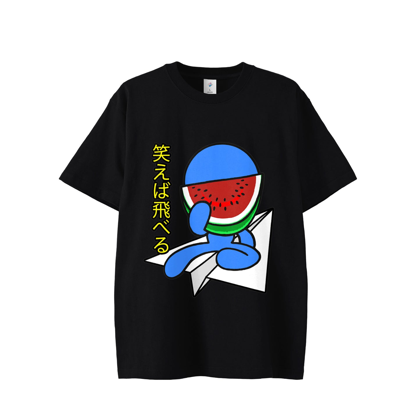 【Tシャツ】スイカスマイル black image