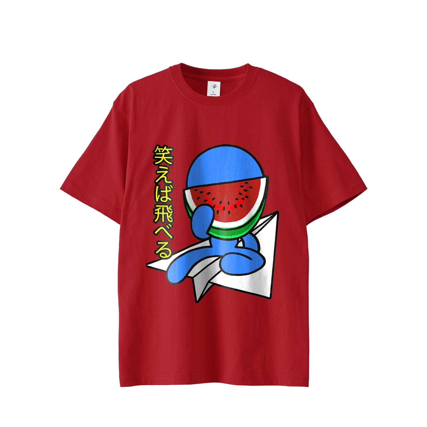 【Tシャツ】スイカスマイル red image