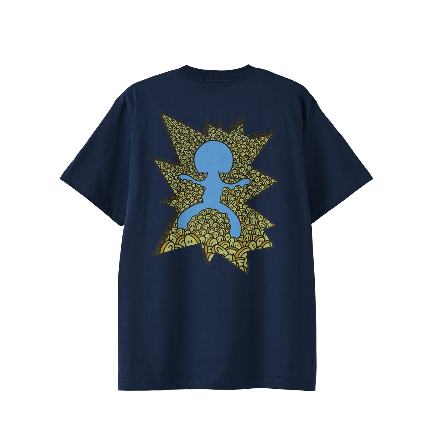 【Tシャツ】テクノロジー×ロスト・イン・フェイス indigo image