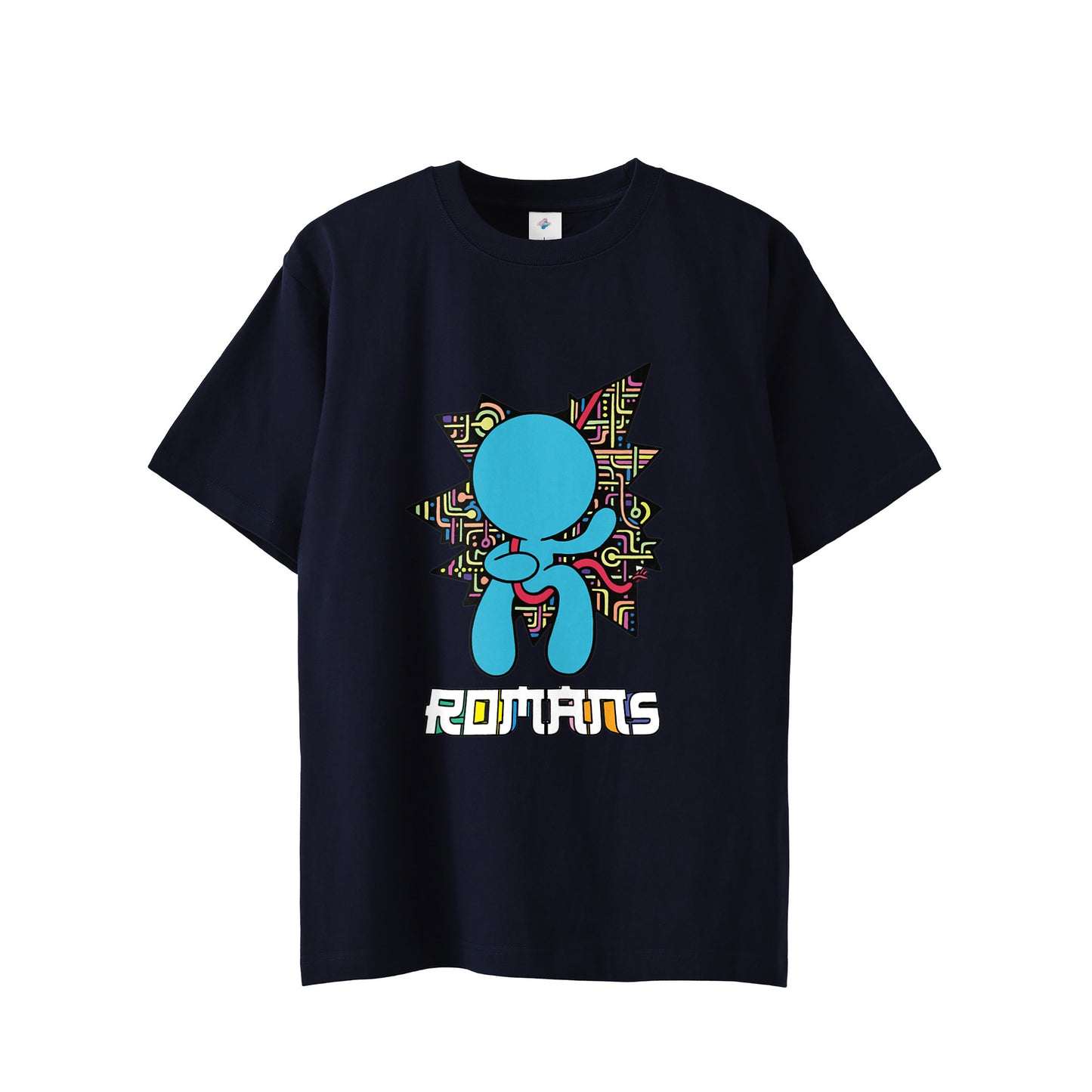 【Tシャツ】テクノロジー×ロスト・イン・フェイス navy image