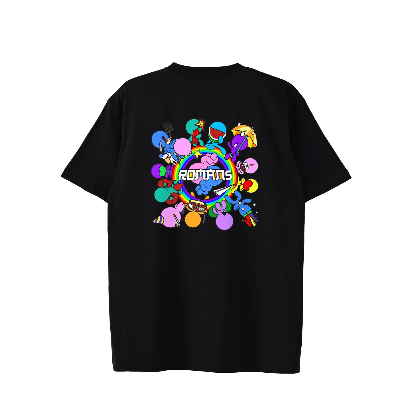 【Tシャツ】ローマンズ軍団両面 black image