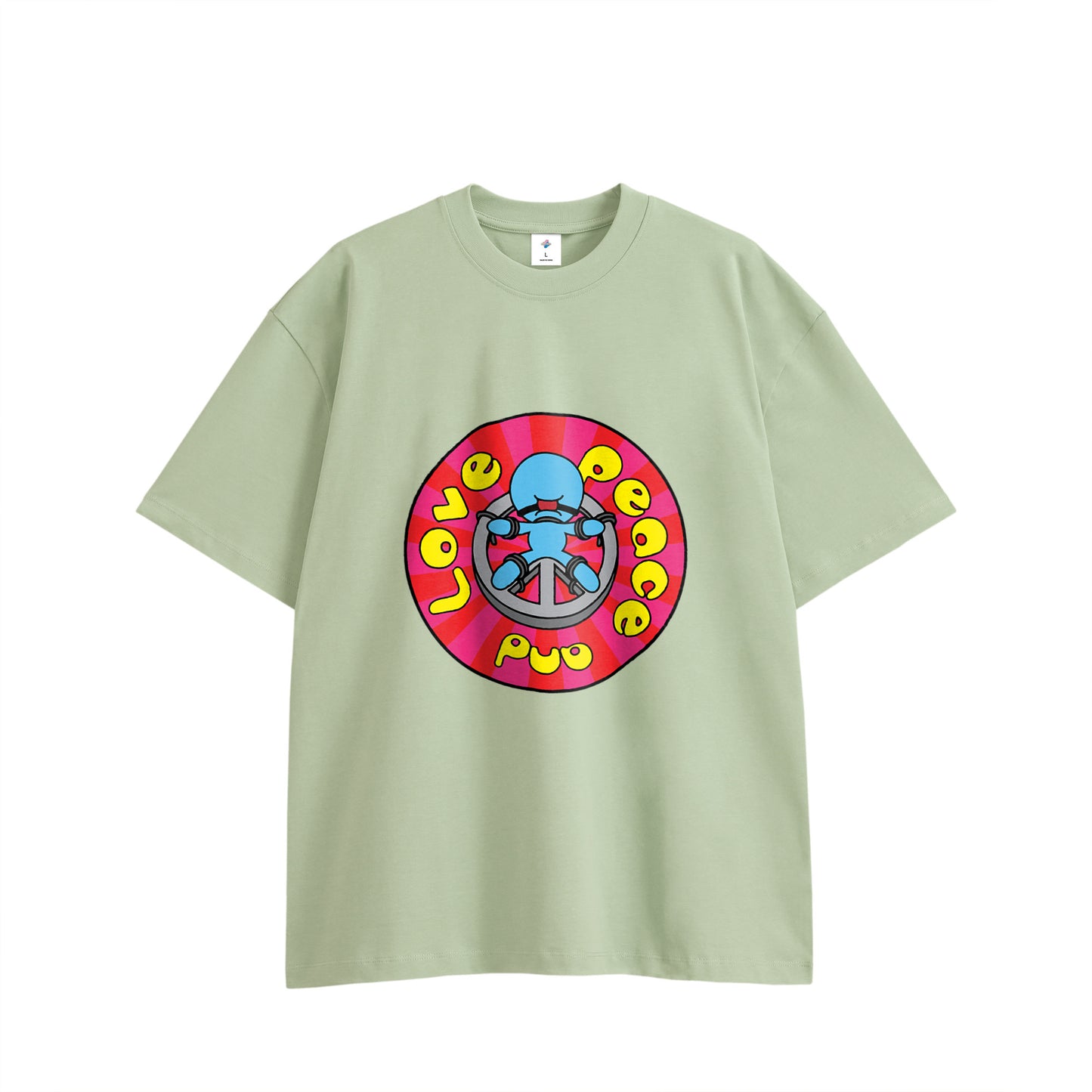 【Tシャツ】ピース＆ラブ
