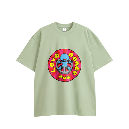 【Tシャツ】ピース＆ラブ