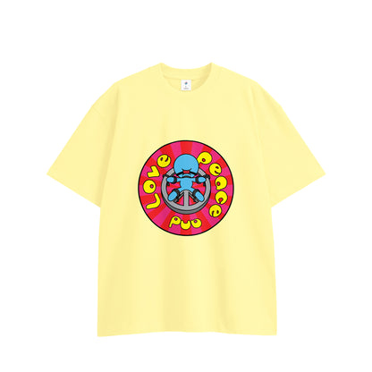 【Tシャツ】ピース＆ラブ