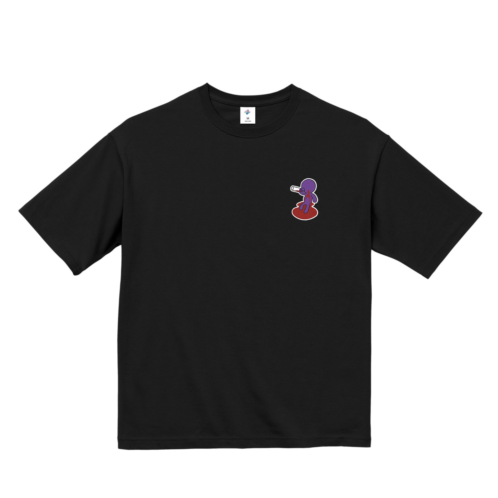【ビッグシルエットTシャツ】ベロベロ black image