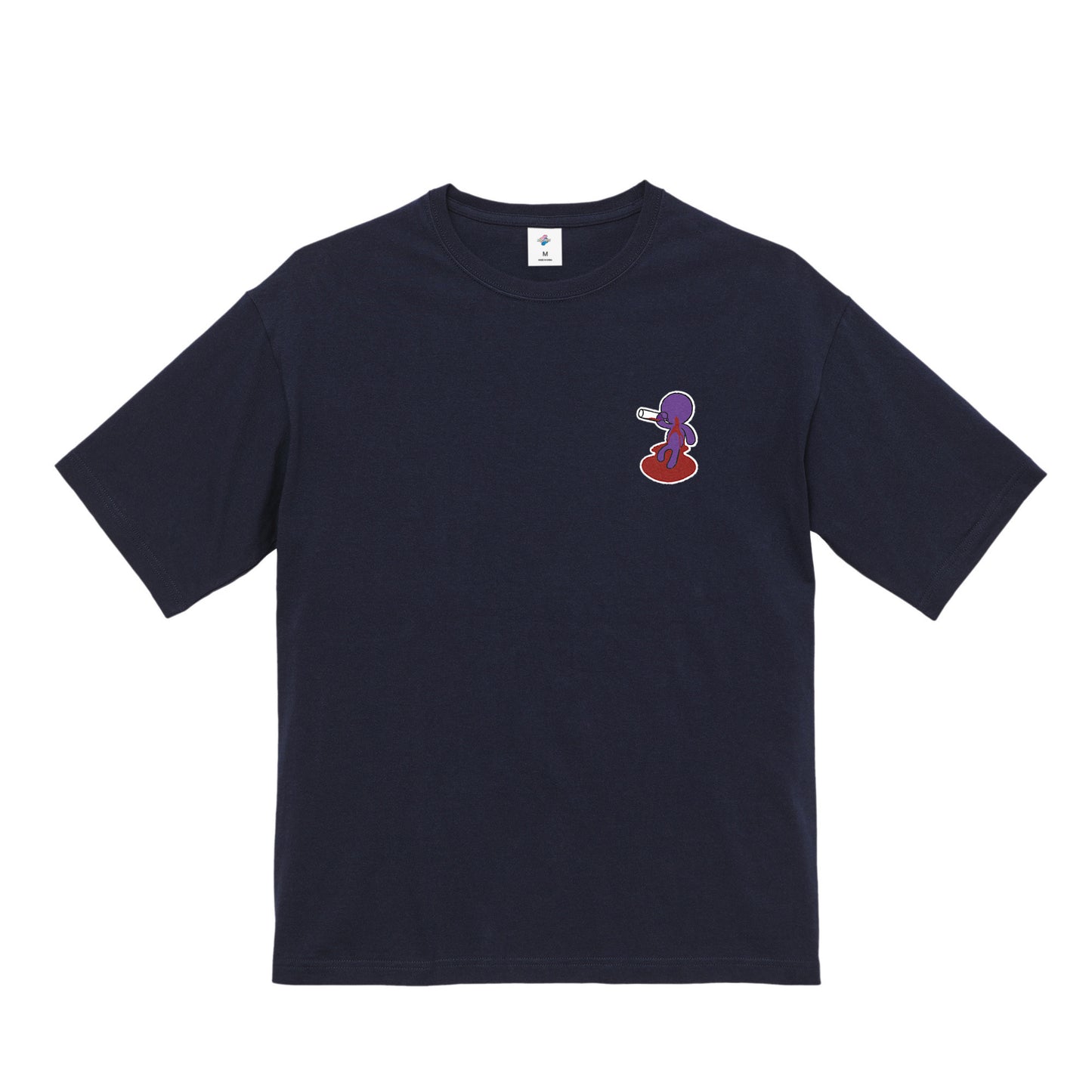 【ビッグシルエットTシャツ】ベロベロ navy image