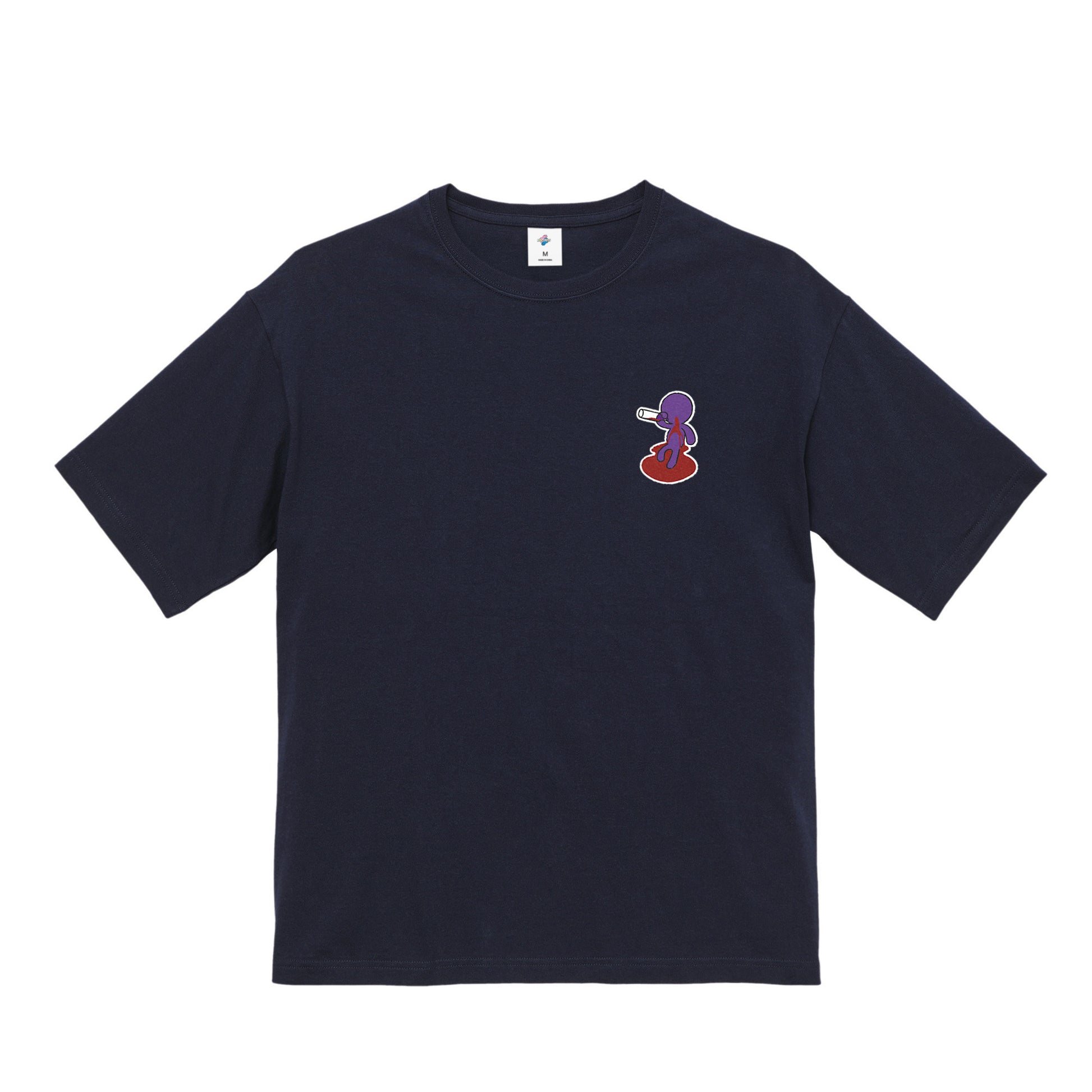 【ビッグシルエットTシャツ】ベロベロ navy image