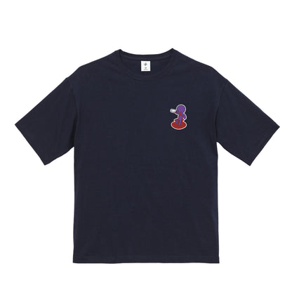 【ビッグシルエットTシャツ】ベロベロ navy image