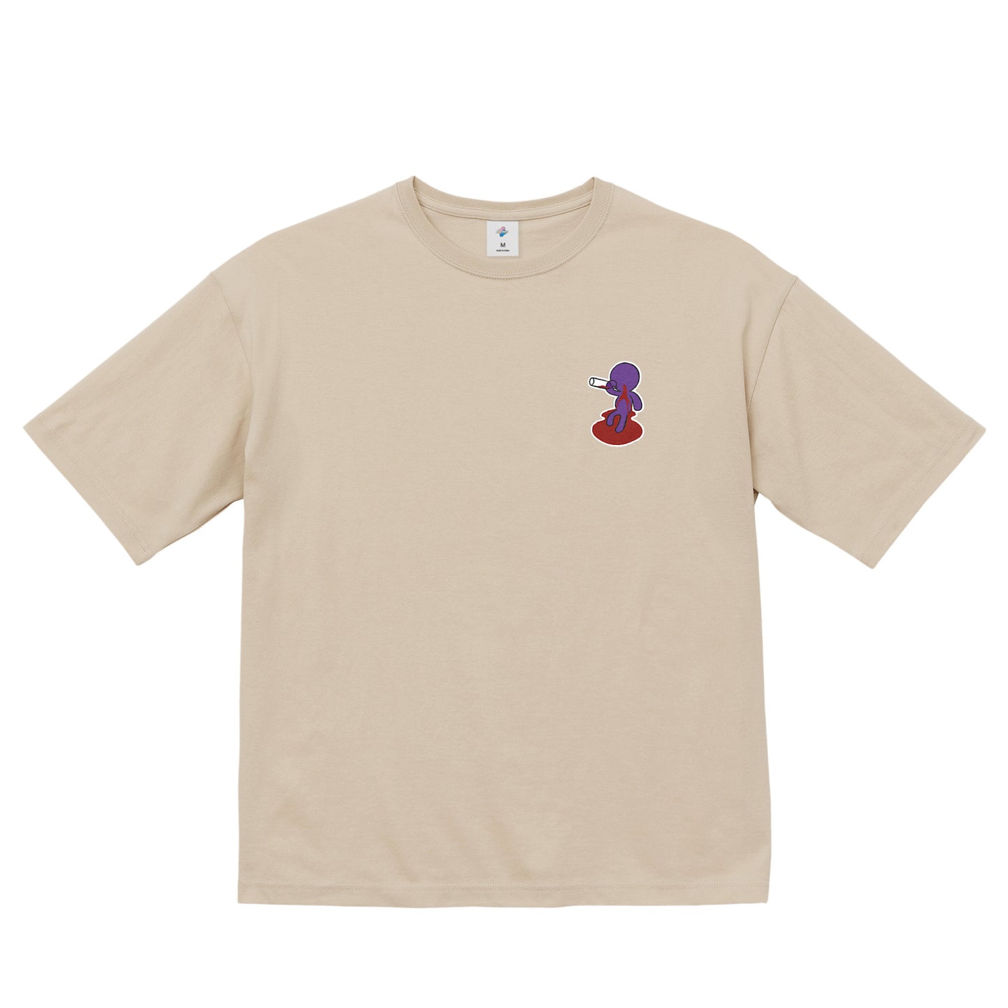 【ビッグシルエットTシャツ】ベロベロ sand-beige image