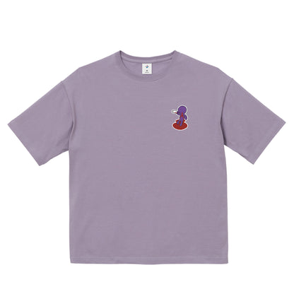 【ビッグシルエットTシャツ】ベロベロ smoky-purple image