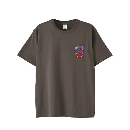 【ショートTシャツ】ベロベロ charcoal image