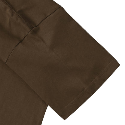 【ショートTシャツ】ベロベロ dark-brown image