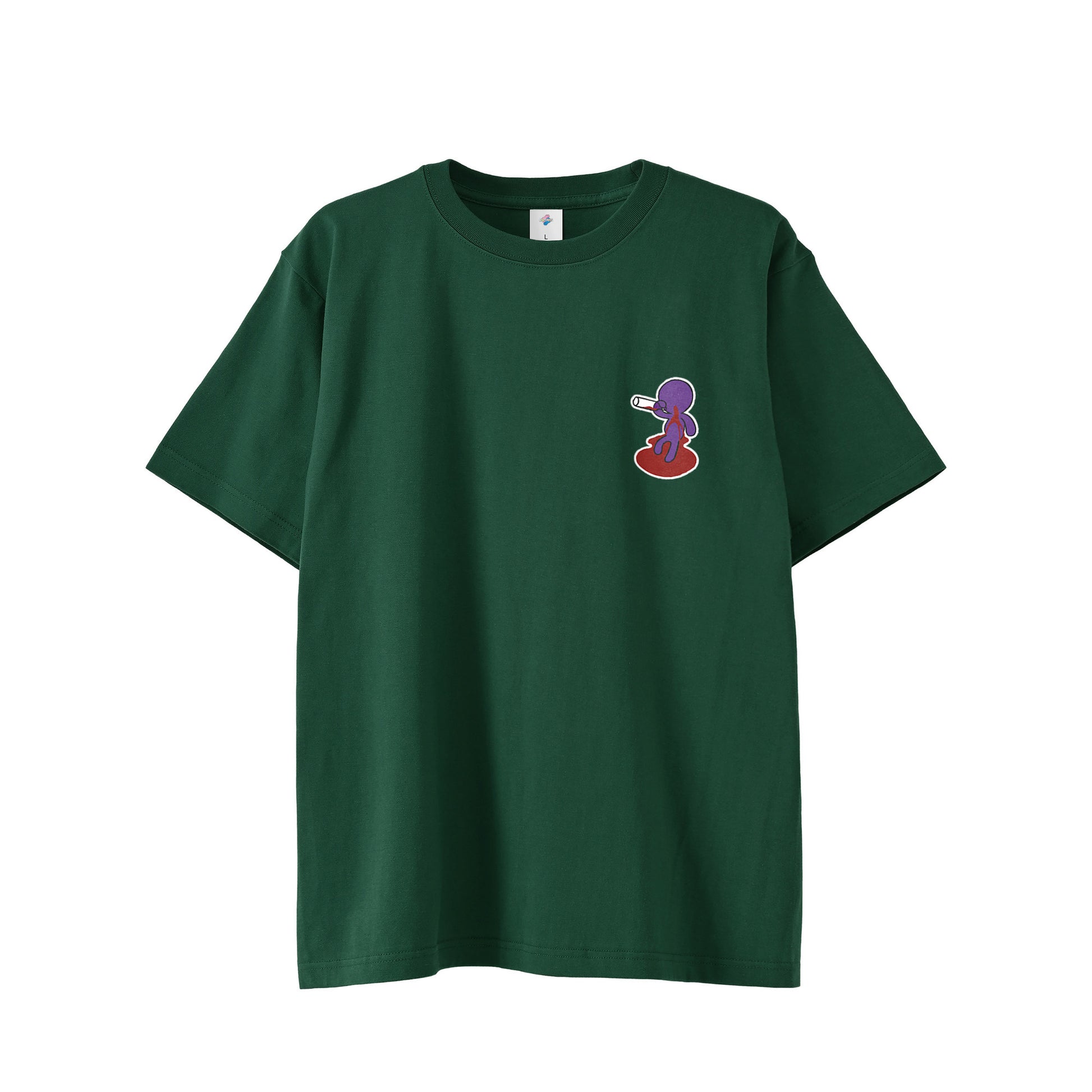 【ショートTシャツ】ベロベロ green image