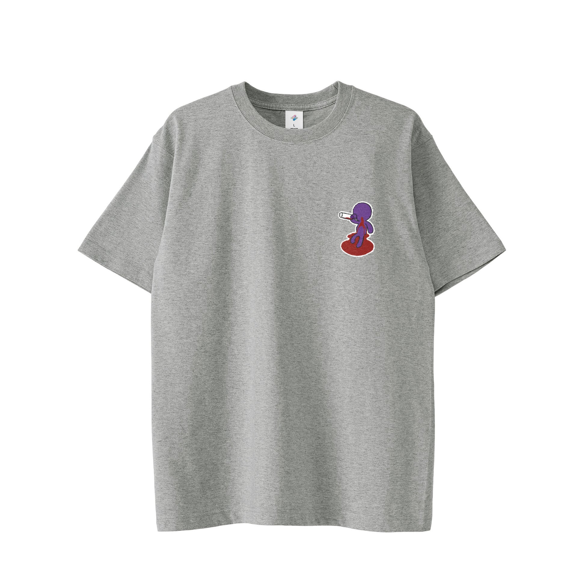 【ショートTシャツ】ベロベロ gray image