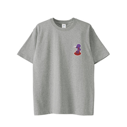 【ショートTシャツ】ベロベロ gray image