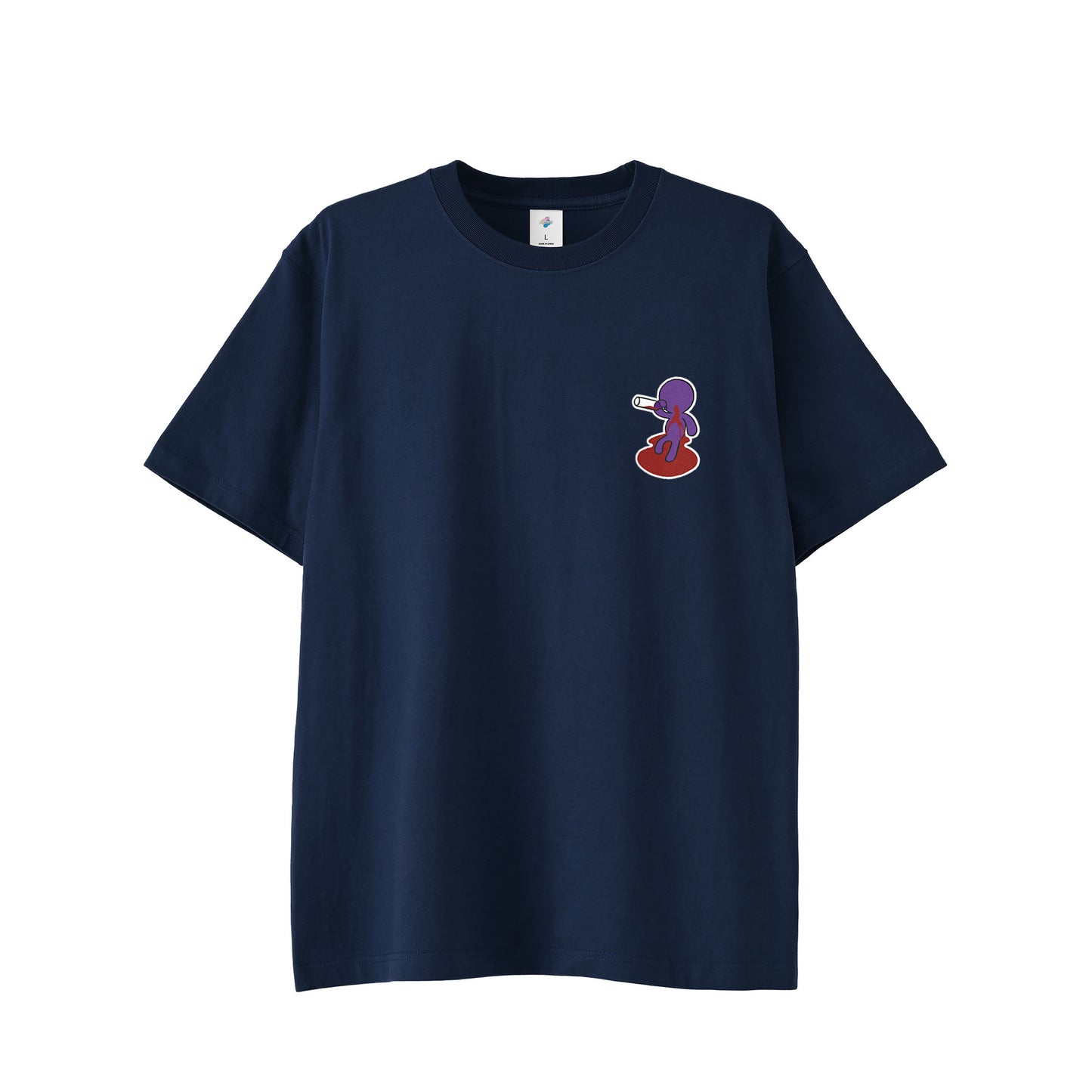 【ショートTシャツ】ベロベロ indigo image